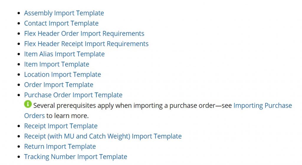 Importing Orders